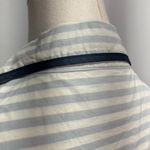 Obey  Serena Striped Utility Shirt Womens Medium Cotton Casual Preppy summer Photo 7