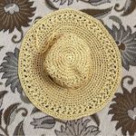 Panama Jack  Straw Hat Toyo Floppy Sun Shade Woven OS Photo 2