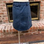 Celebrity Pink  Y2K VTG Dark Blue A-Line Mini Skirt w/ Buttons / 7 Juniors / EUC Photo 7