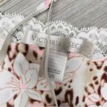 Victoria's Secret Victoria’s Secret silky floral print teddy / nightgown sleepwear lingerie size L Photo 2
