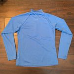 Marmot  Light Blue Half Zip Long Sleeve Shirt Photo 1