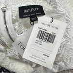 Bardot NWT  Imogen Lace Chevron Sheath Dress Sleeveless High Neck in White 10L Photo 8