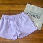 Comfrt Women’s Pastel Shorts, Lavender, Sz Medium Purple Photo 0