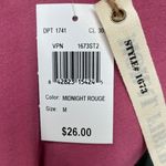 Moral Fiber NWT  Midnight Rouge Blouse Photo 4