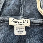 Splendid  Damen Women’s Blue Crewneck Short Sleeve Sweater Sweatshirt Pull Over Photo 6