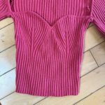 Urban Outfitters Hot Pink Ribbed Sweater Crop Top Size Small Photo 2