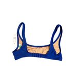 NWT J.Crew Heritage Scoop Neck Bikini Top Venetian Blue Size Extra Small XS Photo 1