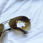 Ray-Ban Gold Large Aviator Metal II Gradient Sunglasses Unisex Photo 5
