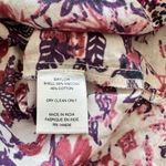 Saylor  floral cotton blend long‎ sleeves blouse size S Photo 3