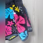 Women’s Tropical Floral Summer Swim Shorts Black Size M Photo 3