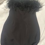 Revolve Bardot Mini Black Dress Photo 2