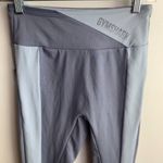 Gymshark Two Toned Blue Color Block Leggings Size Small Photo 4