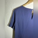 Ted Baker  London‎ Dark Blue Short Sleeve Blouse With Padded Shoulders ( 4 ) Photo 1