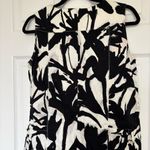 St. John SoCa Black White Patterned Dress Size Small FLAW Photo 11