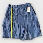 H by Halston HALSTON Skirt Blue Hi Low Medium Womens Zip NWT Lyocell Lightweight Jean $89 Photo 4