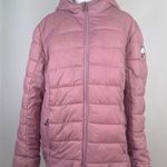 Spyder Puffer Coat Insulated Short Jacket with Hood Pink Size XL Winter Ski Photo 0