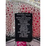 Polly & Esther Knit Sweater Size Large Black Grey White Color Block Boho Photo 4