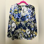 Chico's Chico’s Primavera Floral Peasant Blouse LP 2 Photo 6