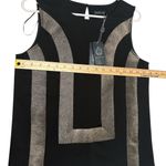 STOCKH LM,Elegant Black and Gold Tank Top,size S, Photo 6