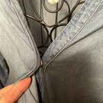 Old Navy 👀👀👀BOGOHO 👀👀👀Cato Ombre Blue Denim Wrap Blouse with Notched Collar—NWOT Photo 5