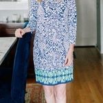 Lilly Pulitzer Women’s Hollee Shift Dress Bright Navy Pineapple Party Small Photo 2