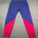 Aviator Nation  Glider Sweatpants Womens Large Purple Joggers Glider Colorblock Photo 3