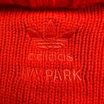Adidas Ivy Park Cropped Turtleneck Sweater Power Red Pink Stripes Women's XS Photo 5