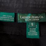 Ralph Lauren 90s Vintage Black Denim High Rise Straight Leg Jeans Size 8 Photo 2