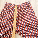 Corey Lynn Calter Flowy Pleated Pants Bold Print Wide Leg Rayon Trousers Sz XS Brown Photo 6