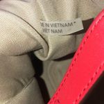 Coach Luxe Hadley Tumbled Red Leather Oversized Carry-On Shoulder Bag Satchel Photo 8