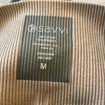 SAVVI light brown high rise ribbed leggings | medium Photo 3