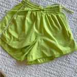 Lululemon  Athletica Neon Yellow Athletic Shorts Photo 3