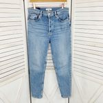 RE/DONE 90s High Rise Ankle Crop Jeans Bright Faded Blue Size 30 Photo 1