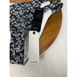 TAVIK Chloe Swimsuit Bottoms XS Black White Floral Print Strappy Full Coverage Photo 5
