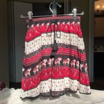 H&M Coachella Official Collection Black White & Red Mini Skirt Photo 0