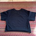 MTV MUSIC TELEVISION POLKA DOT LOGO CROP CUT OFF TEE Black Photo 3