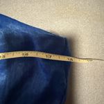 Peach Love California  Blue One Shoulder Wrap Dress Photo 4