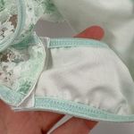 SheIn  Mint Floral Lace Off Shoulder Dainty One Piece Lingerie Bodysuit Medium Photo 3