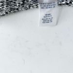 Oscar de la Renta Black White Tweed Ruffled Knee Length Pencil Skirt Size 8 Photo 13