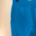 FIGS M Yola Scrub Aqua Blue Cargo Pants PO Color 1773 Green Size M Photo 5