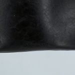 Liz Claiborne Vtg  Black Leather Hand Bag Tote Purse Classic Simple Minimalist Photo 7