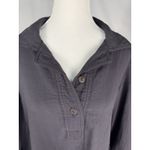 100% Cotton Oversized Tunic /Minimalist/ Lagenlook/ Beach/ Coastal/Spring M Gray Size M Photo 2