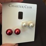 Charter Club  pearl earrings Photo 0