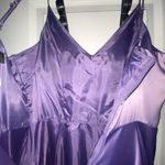 B Darlin Purple Satin Prom Dress Photo 4