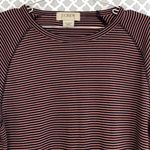 J.Crew  blue red striped cotton‎ long sleeve top Photo 1