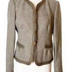 Armani Collezioni  brown trimmed suit jacket sz 6 Photo 0