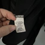 Carol Rose  black waterfall open front Cardigan Sweater size large Photo 3