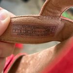 Vionic  Farra Red Faux Leather Strappy Adjustable Gold Medallion Comfort Sandal Photo 2