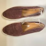 Franco Sarto  Mitchell Maroon Burgundy Suede Slip On Sneaker Loafers 8.5 Photo 5