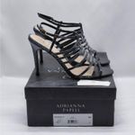 Adrianna Papell Emanuelle Caged Dress Sandals Shoes Women's Size 8M Black Heels Photo 0